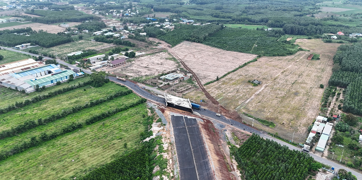 Cao tốc Biên Hòa - Vũng Tàu dần hoàn thành